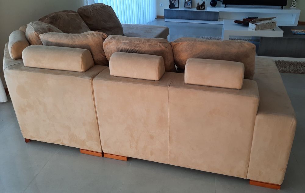 Sofá de canto com chaise long