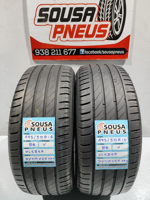 2 pneus semi novos 195-50R19 Michelin - Oferta dos Portes