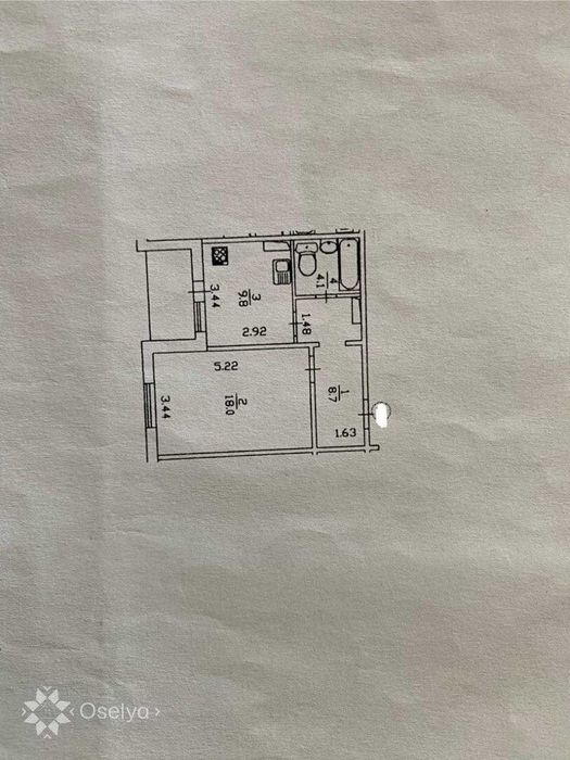 1 кімнатна квартира в Києві Дарницький Осокорки Позняки Ващенка 1
