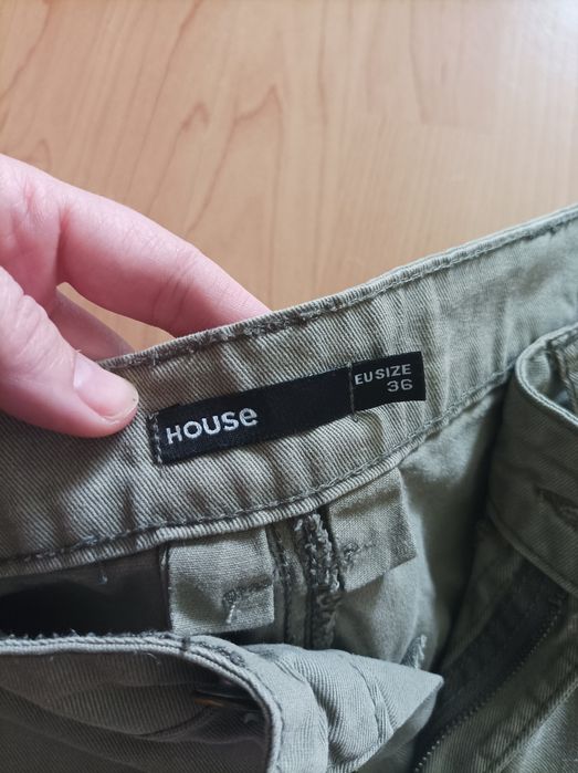 Spodnie bojówki damskie, proste nogawki