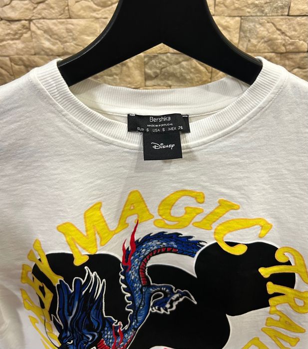 Новая плотная качественная оверсайз футболка Bershka x Disney