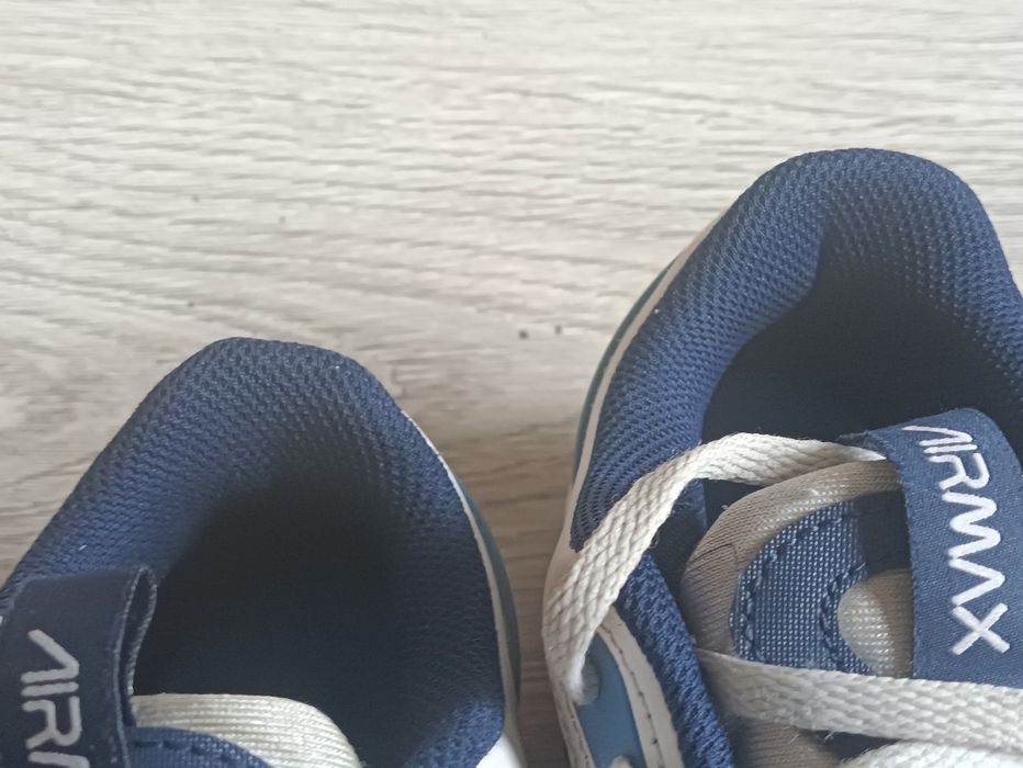 Buty damskie Nike Air Max biało-niebieskie 36