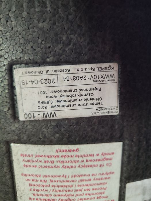 Boiler do ogrzewania centralnego