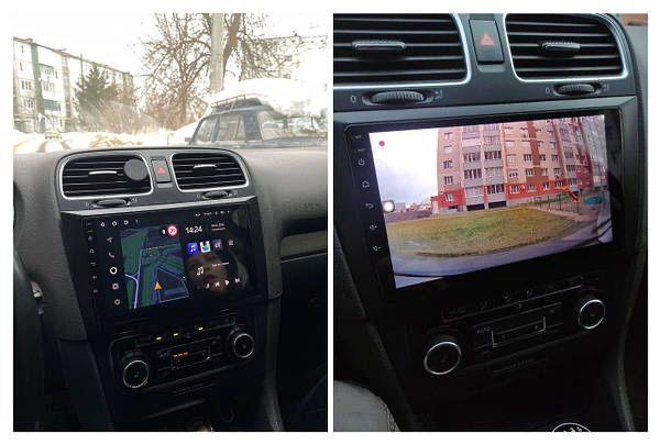 Якісна магнітола CarPlay швидкий процесор Volkswagen GOLF 6 VW Гольф 6