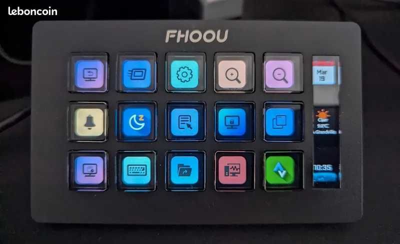 Teclado Stream Dock de 15 teclas