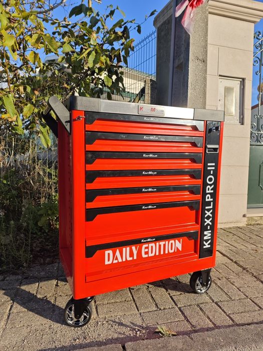 Carrinho de ferramentas Kraft Muller 7 gavetas 7 cheias