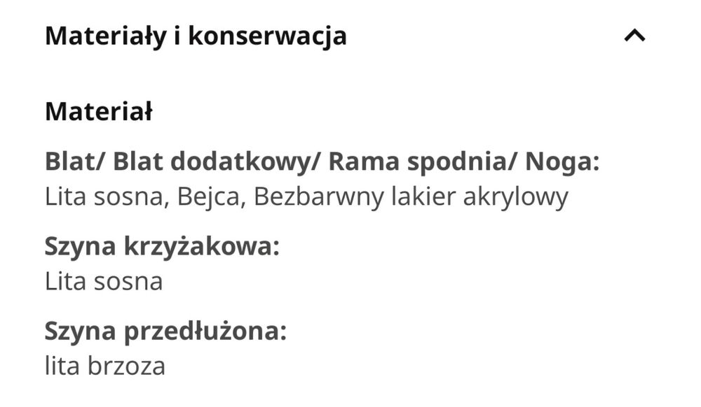 Stół drewniany sosnowy Ikea Stornäs plus 5 krzeseł Ingolf