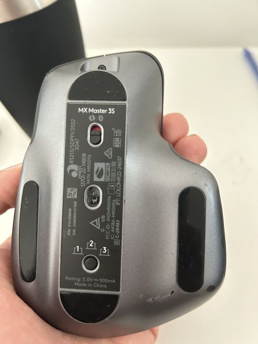 Rato Sem Fios Logitech MX Master 3S + Recetor Logi Bolt