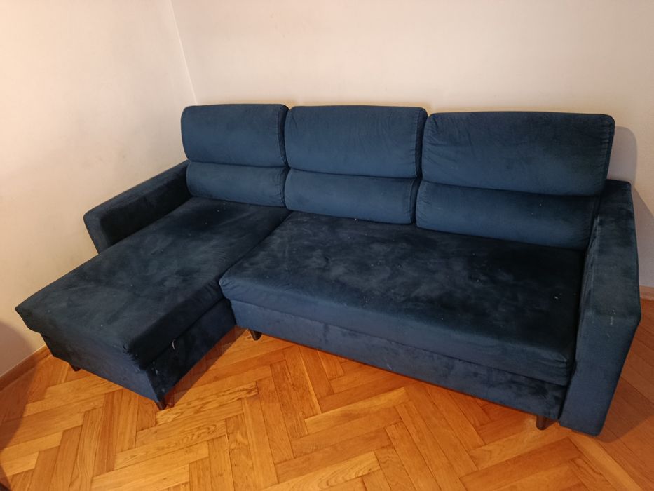 Narożnik z funkcją spania