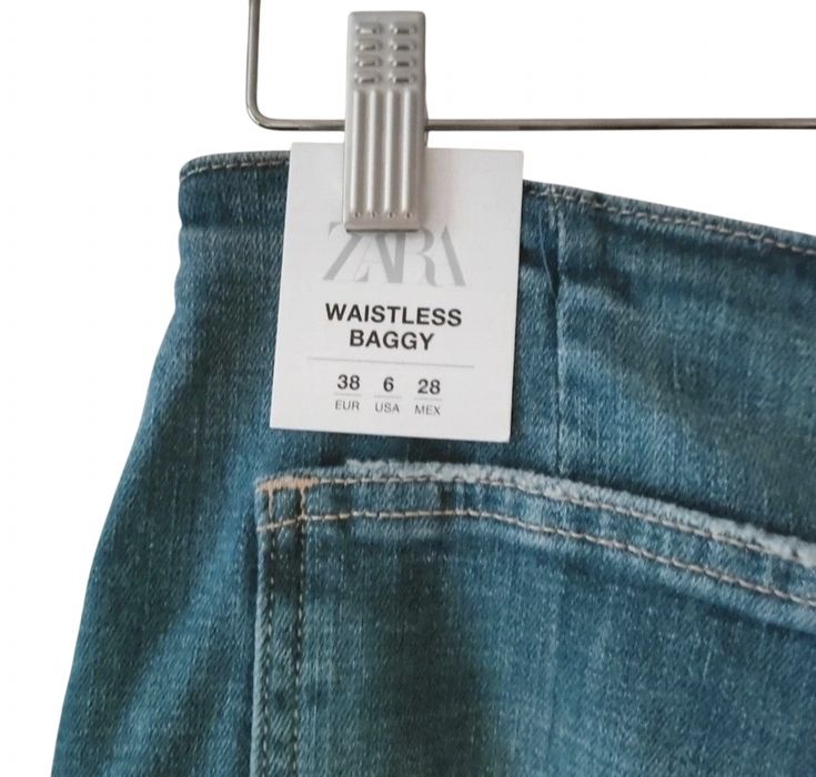 ZARA nowe jeansy wide legs M/L bawełna