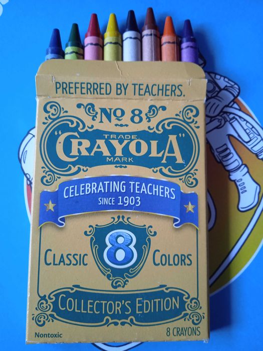 Вінтажні олівці мелки кольорові  Crayola, колекційне видання, 1903р.,