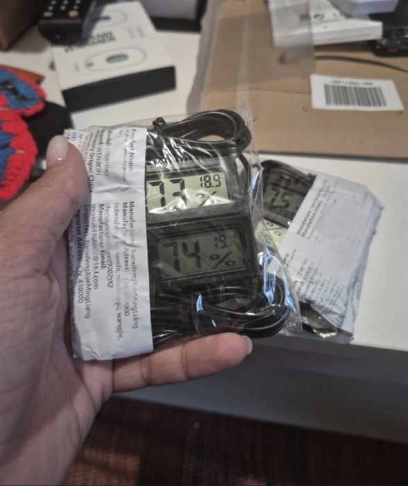 6 termo-higômetros como novos