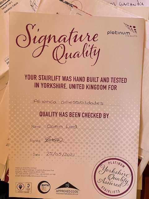 Cadeira elevador para escada