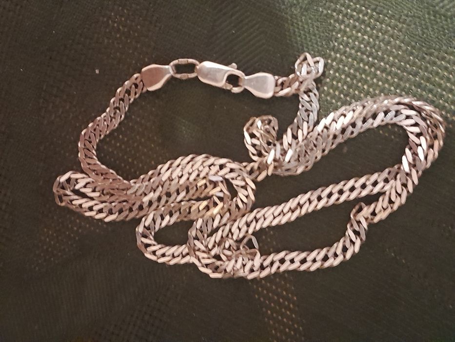 srebrny łańcuch w próbie 925