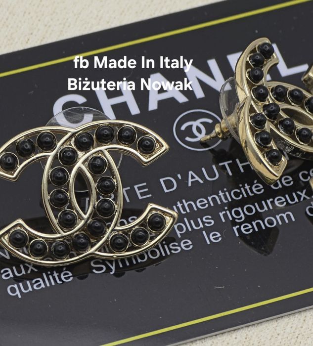 Kolczyki cc chanel 2cm