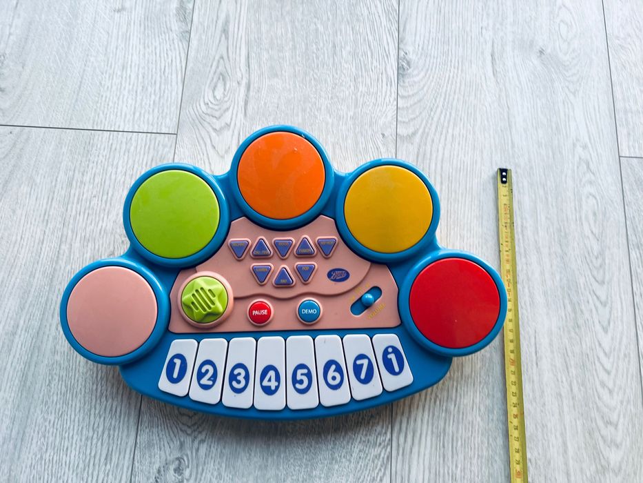 Pianino zabawka odgłosy instrumentów muzycznych 40 cm