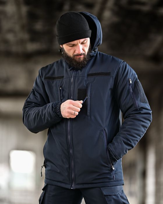 Зимовий тактичний костюм для ДСНС темно синій комплект NORTHERN