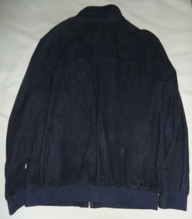 Blusão novo de camurça azul escura HI Buxter 58 / 3XL