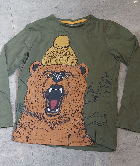 T-shirt z długim rękawem koszulka r.146/152