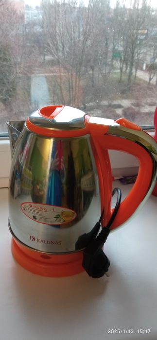 Электрочайник новый нержавеющая сталь 1,8 л.