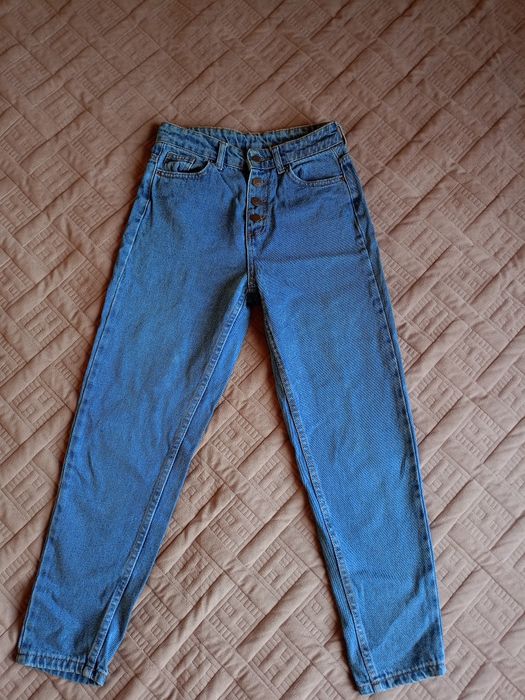 Джинси -мом сині
