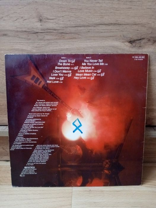 Vic Vergat-Down To The Bone-LP-winyl,vinyl