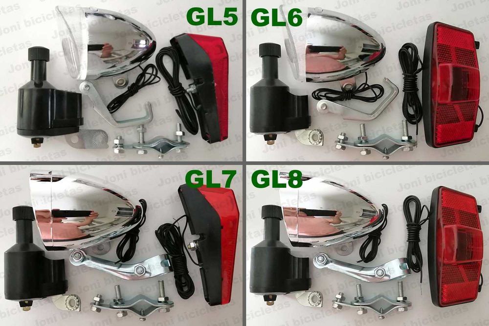 Farolim traseiro para bicicleta clássica, pasteleira, MTB