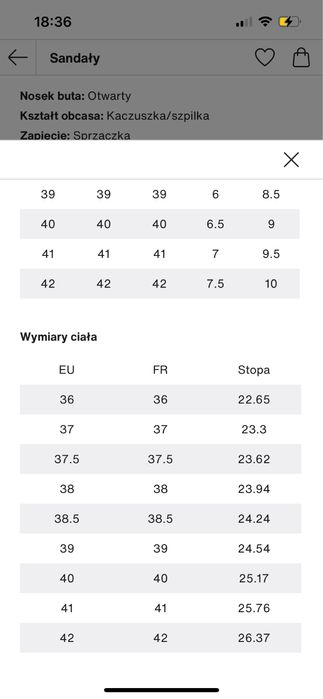 Sandałki na szpilce Steve Madden 40