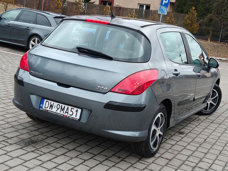 Peugeot 308 LPG * 1.6i 120KM * Gaz Sekwencja * KLIMA * 5 Drzwi * Szary * 2009r