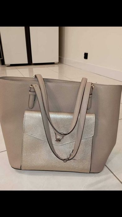 torebka beżowo złota Michael Kors