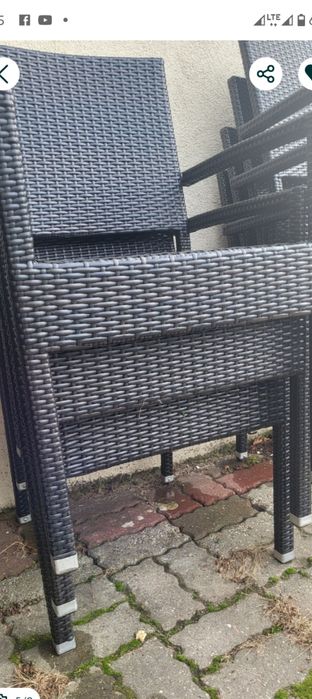 Sprzedam 12 krzeseł technorattan