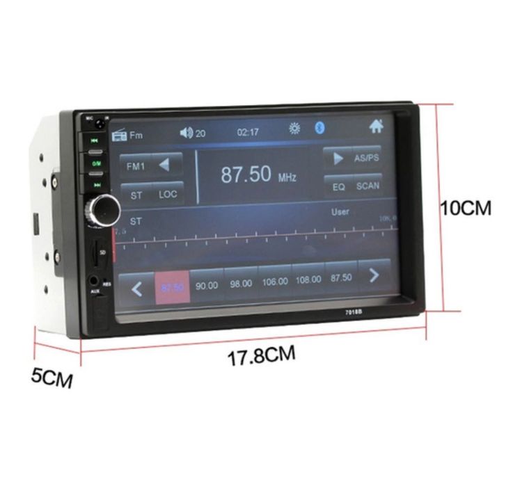 autoradios android com de 7'' com camara