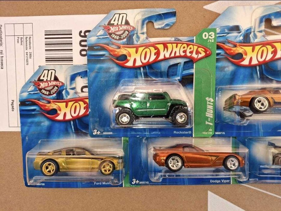 Hot Wheels Super T-Hunt / Treasure Hunt / Expositor de cartelas