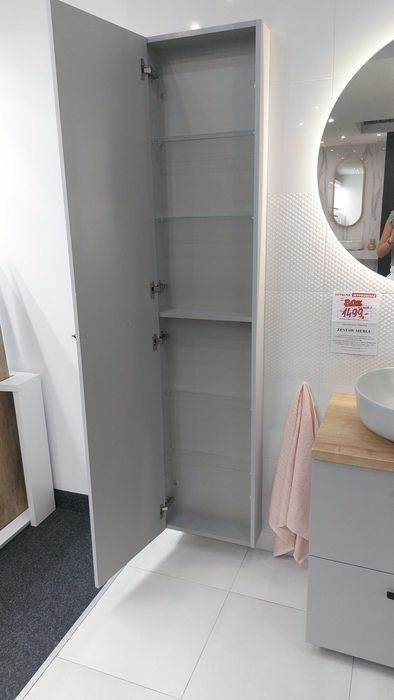 Szafka pod umywalkę ELLA z blatem 60cm + słupek ELLA 40cm firmy ROCA