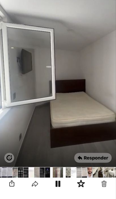 Cama de casal usada