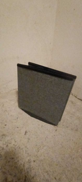 Pufa składana ze schowkiem szara