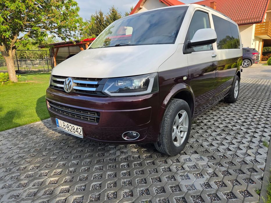 Volkswagen Transporter T5 jak multivan 6os skora Kamera cofania klima 1.9 tdi
