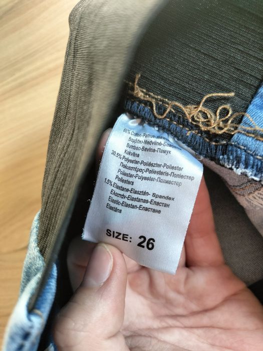 Spodnie niebieskie jeansowe