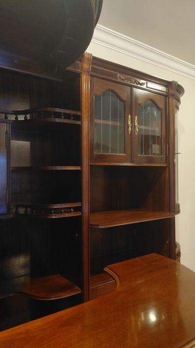 Móvel de sala de madeira maciça