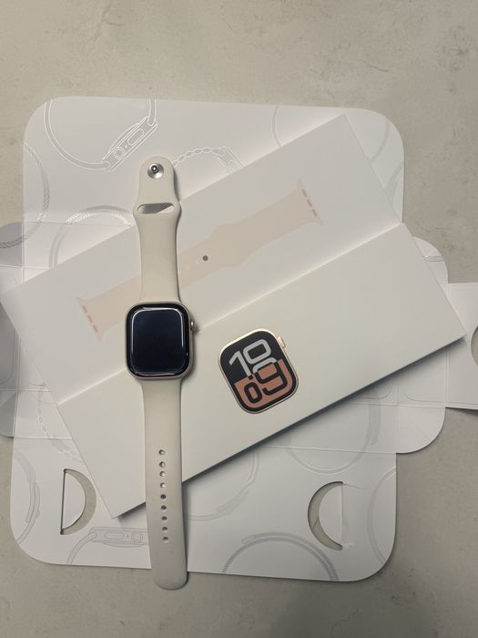 Apple Watch Series 10 GPS 46 mm Rosa/Dourado – Como Novo