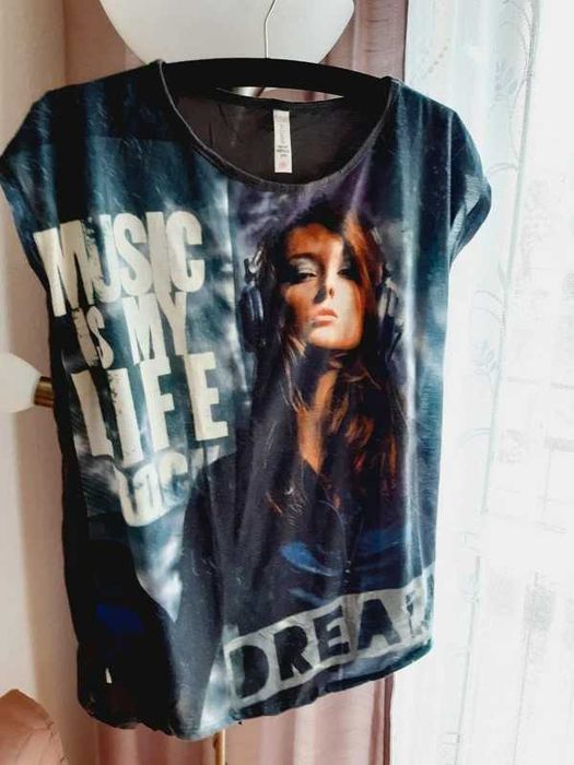 Yues bluzka z nadrukiem M 38