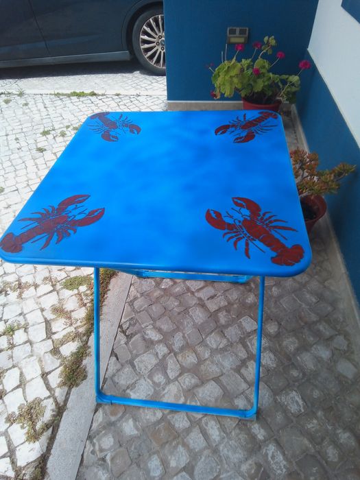 Mesa desdobrável lagosta