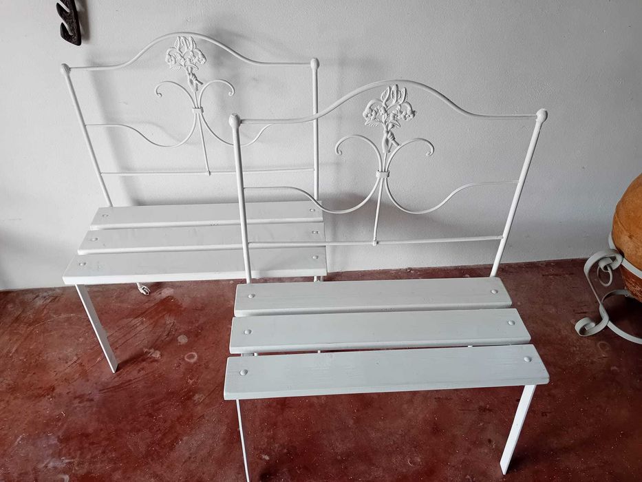 Conjunto de bancos antigos