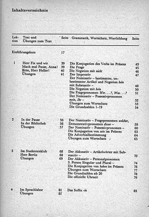 DEUTSCH Ein Lehrbuch fur Auslander Teil: 1a i 1b