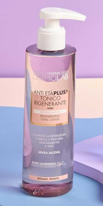 DERMOLAB ANTI AGE PLUS Tonik regenerujący do twarzy 200ml prezent