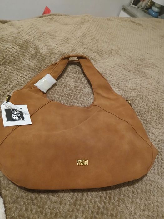 Torebka damska zamszowa