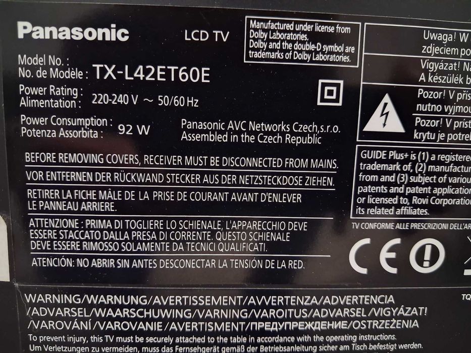 Televisão Panasonic 42"