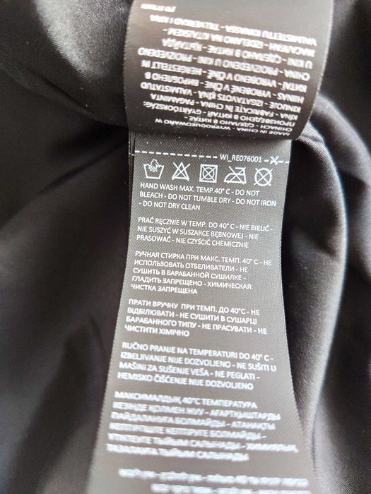 Pikowana kurtka biker ze sztucznej skóry - Reserved