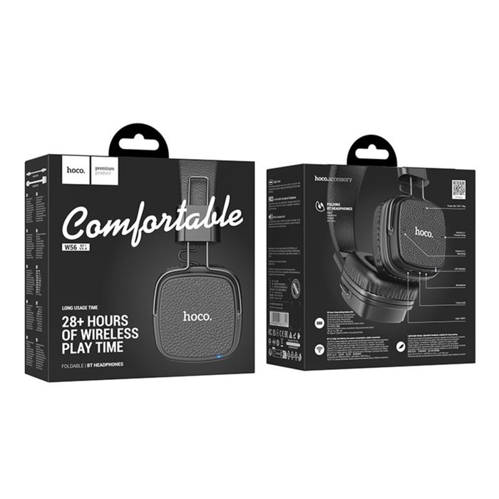 Бездротові Навушники Hoco W56 Сенсорні з Картою Памʼяті