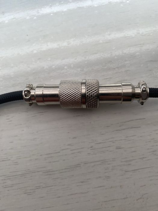 GUNMJO Pro coiled кабель для клавіатури USB-C, aviator, чорний